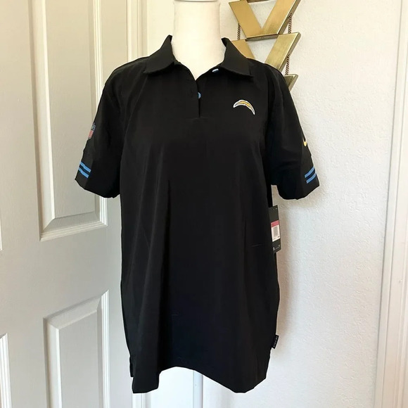 NWT Nike Dri Fit NFL Los Angeles Chargers Women’s Polo - Picture 1 of 11